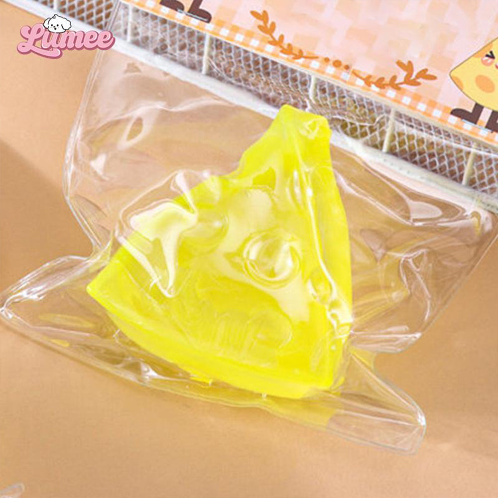 Squishy Collection: Cheese Block, Color-Changing Heart, And Ice Block | Stress Relief Toys For All Ages | Perfect Gift