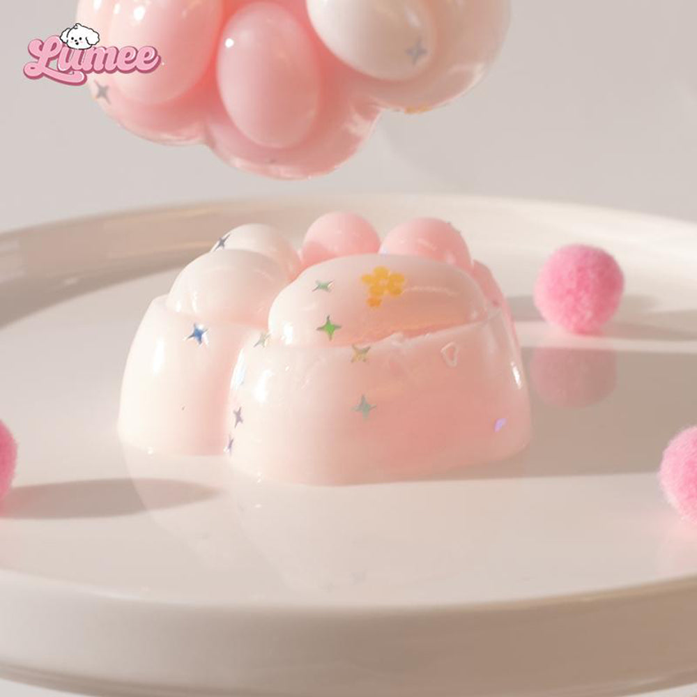 LUMEE Sparkling Cat Squishy | Handmade Stress Relief Toy An Essential Item with Amazing Touch, Your Stress Relief Gadget!