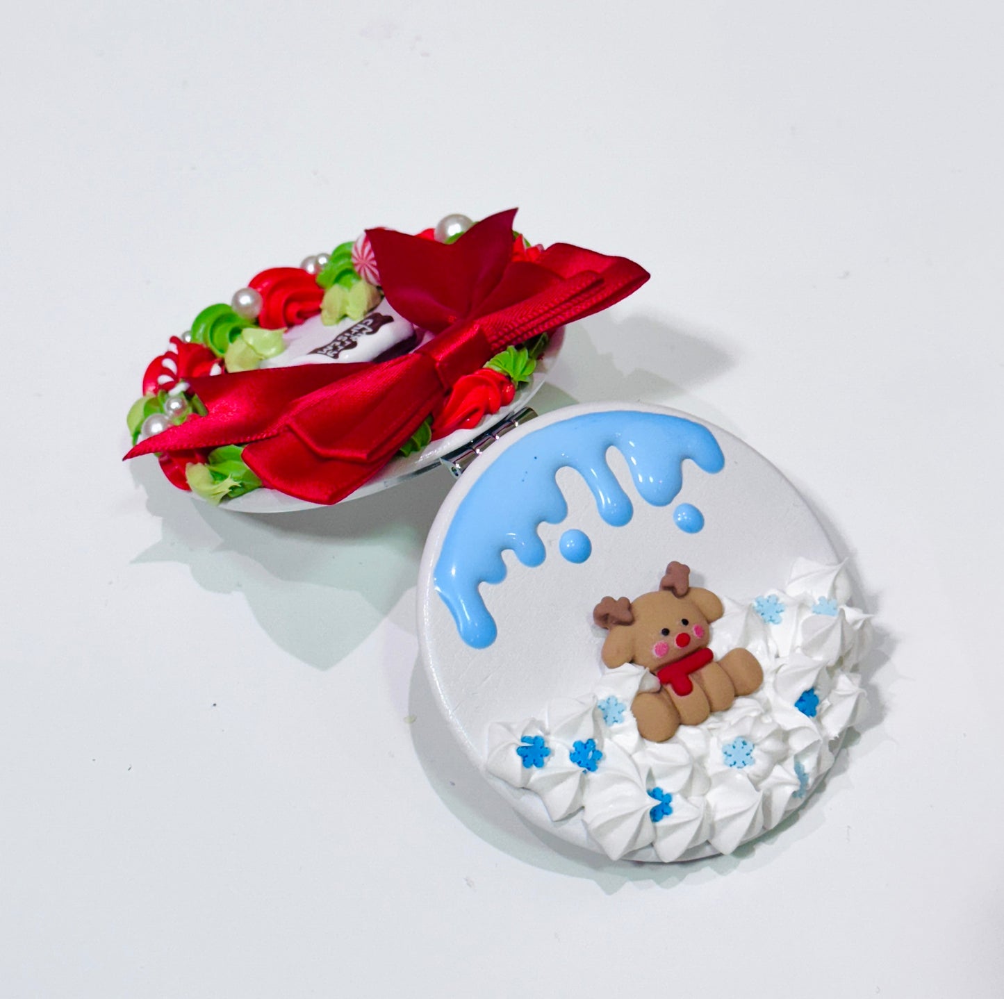 Plain Compact Folding Mirror