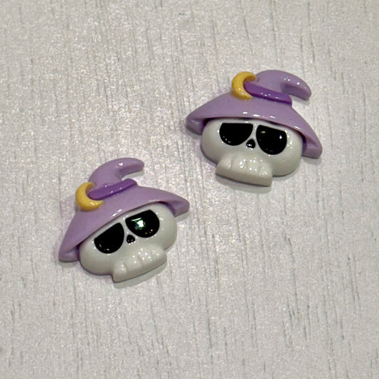 Skull Head With Purple Hat