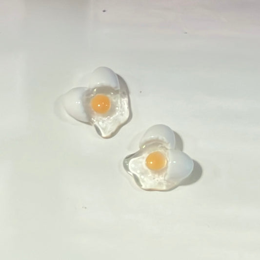 Cracked-open egg