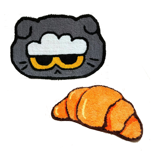 Wednesday Tufting Hobby Night: ZOA the Cat & Croissant