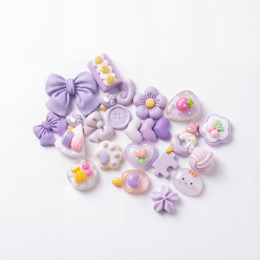 Violet Coquette Charms Combo